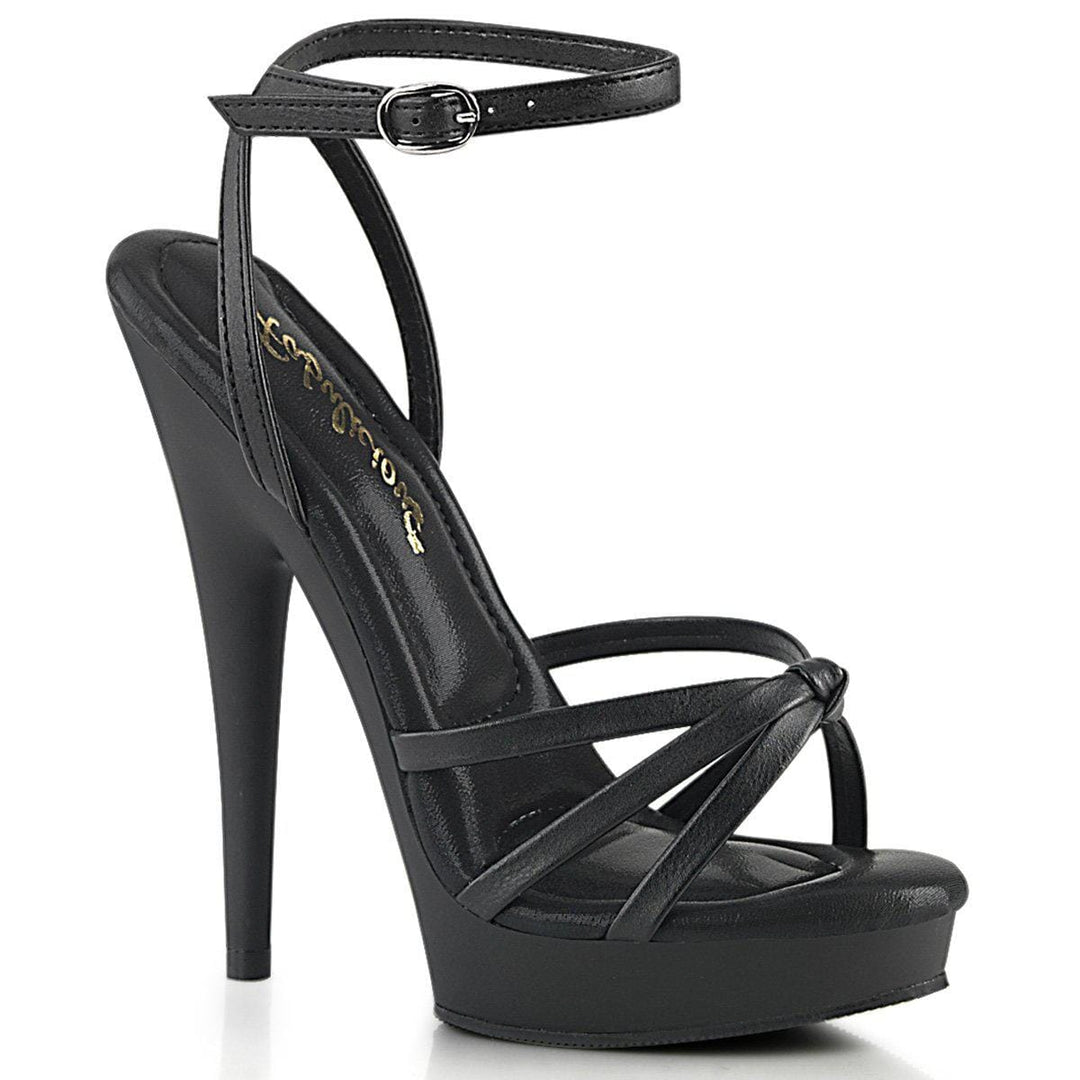 SS-SULTRY-638 Sandal | Black Faux Leather-Footwear-Pleaser Brand-Black-10-Faux Leather-SEXYSHOES.COM