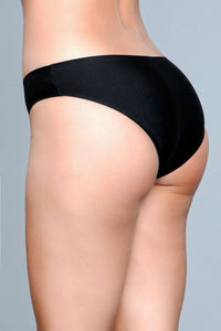 BeWicked Seamless Microfiber Bikini in Black 