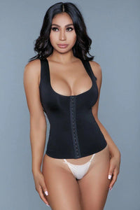 BeWicked Brand SS Shapewear Top in Black  from SexyShoes.com