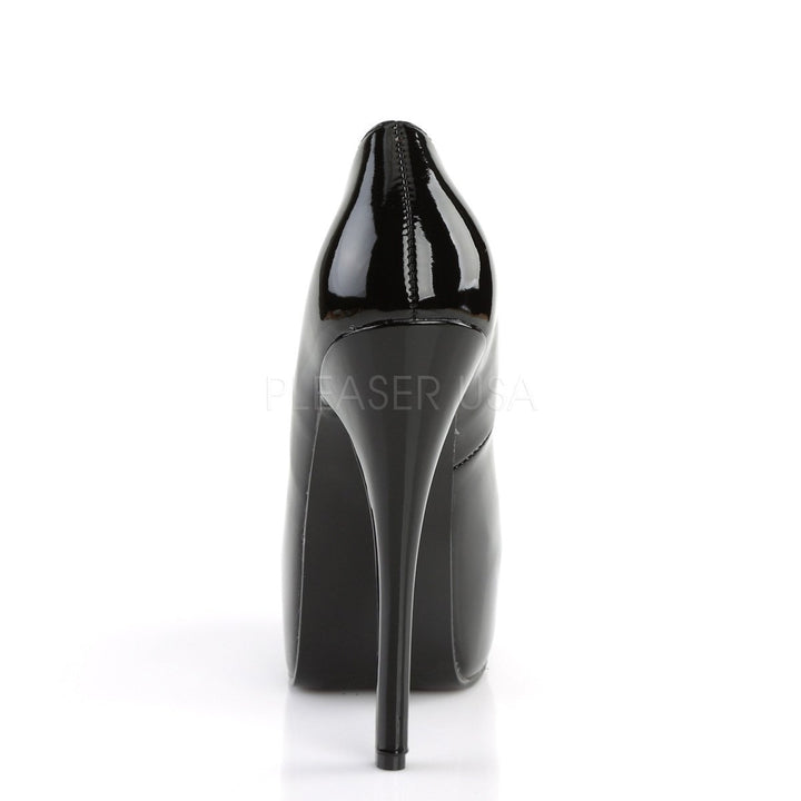 SS-TEEZE-06 Pump | Black Patent-Footwear-Pleaser Brand-Black-7-Patent-SEXYSHOES.COM