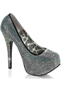 Pleaser Brand SS TEEZE 06R Pump in Iridescent Rhinestones from SexyShoes.com