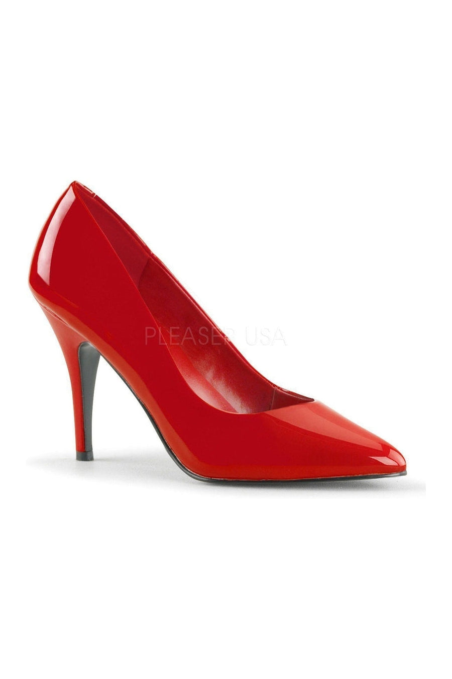 Pleaser VANITY-420 Pump in Red Patent from SexyShoes.com