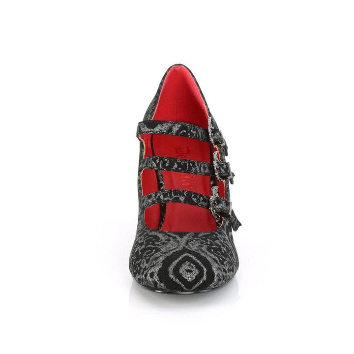 SS-VIVIKA-38 Mary Jane | Black Faux Leather