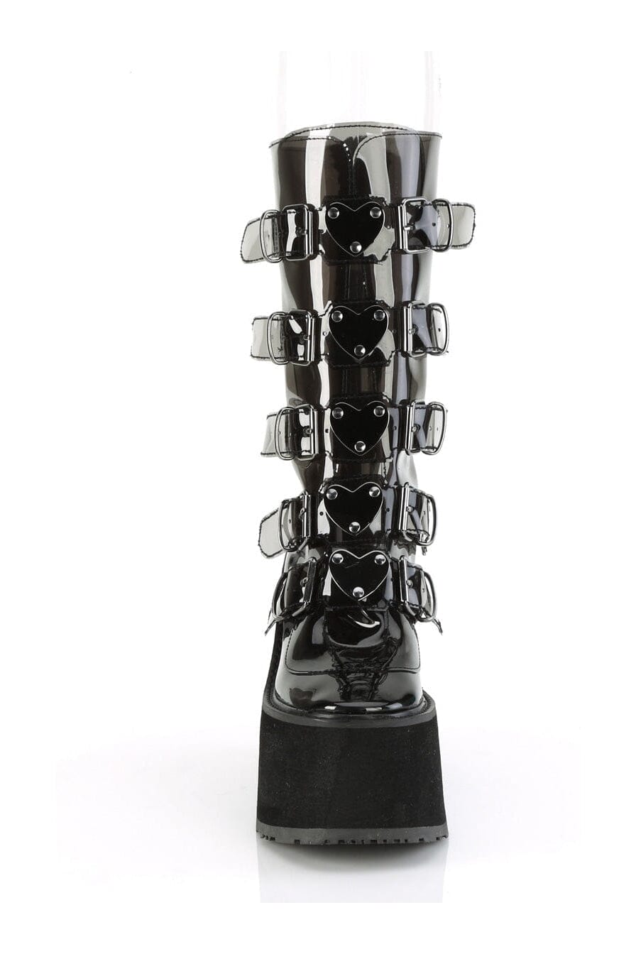 SWING-230C Black Smoke Knee Boot-Knee Boots-Demonia-SEXYSHOES.COM