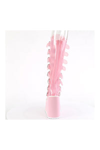 Demonia SWING-815C PInk Patent Knee Boot in PInk Patent
