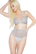 Scalloped High Waisted Lace Set