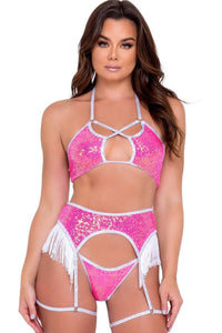 Roma Dancewear Sequin Bottoms in Fuchsia  from SexyShoes.com