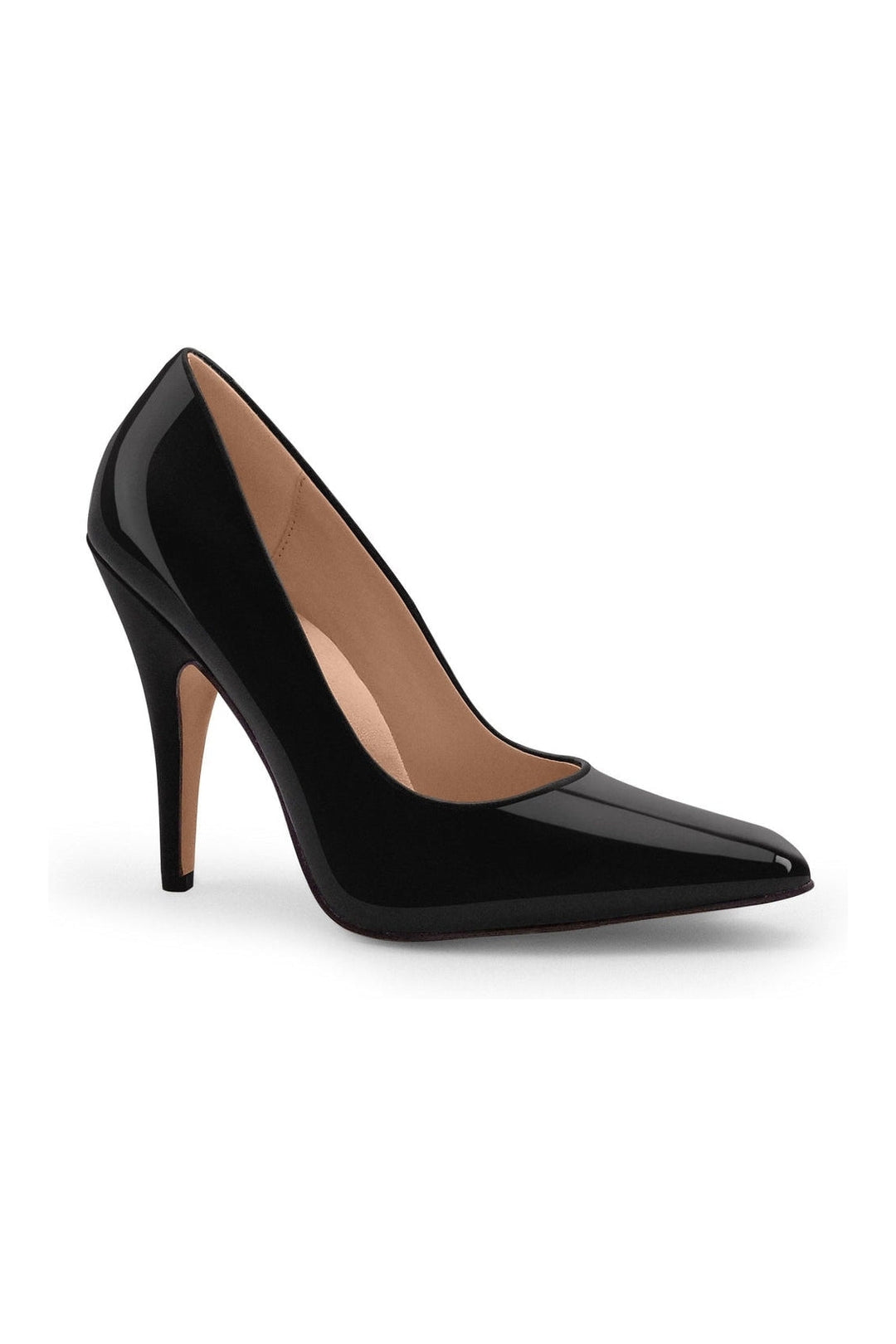 Classic Sexy Wide Width Pump-Pumps-Sexyshoes Signature-Black-SEXYSHOES.COM