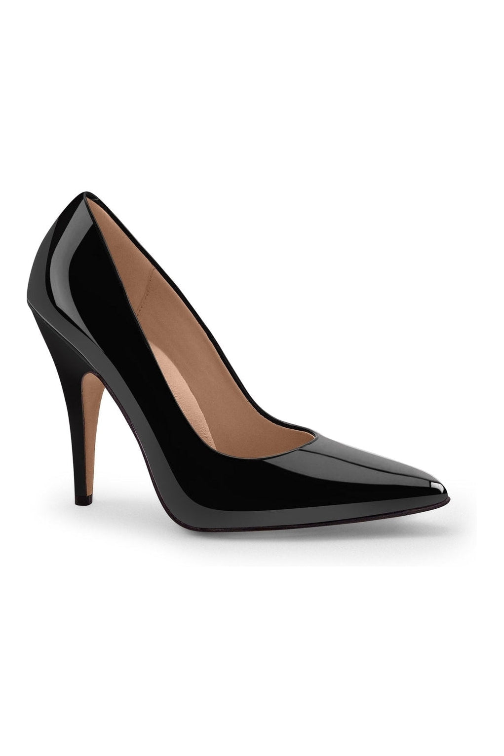 Classic Sexy Wide Width Pump-Pumps-Sexyshoes Signature-Black-SEXYSHOES.COM