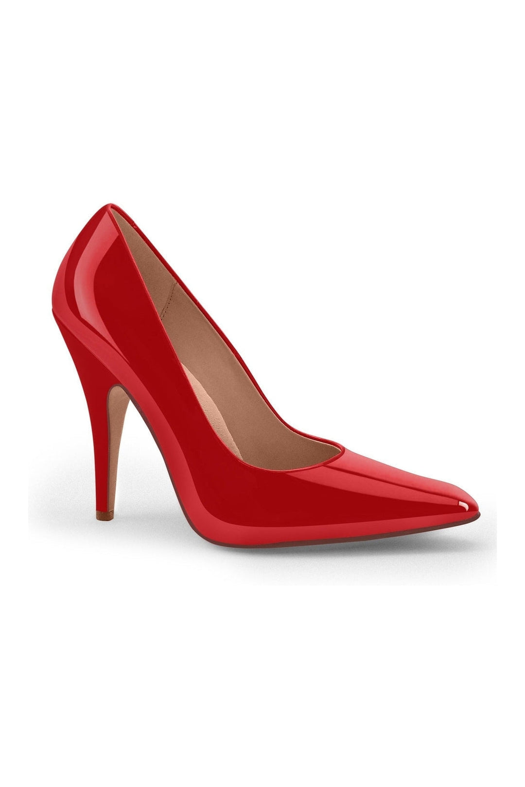 Classic Sexy Wide Width Pump-Pumps-Sexyshoes Signature-Red-SEXYSHOES.COM