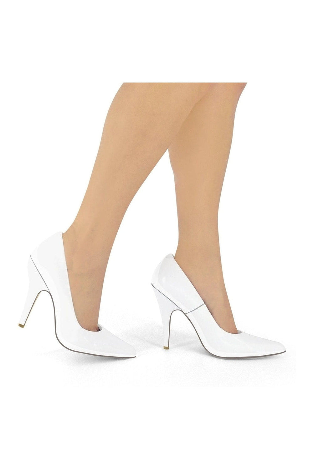 Sexyshoes Signature Classic Sexy Pump in White Patent