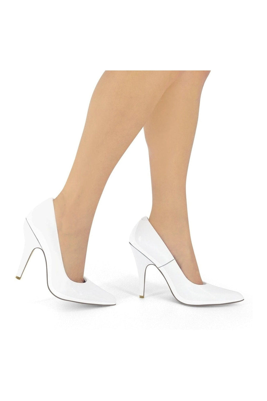 Sexyshoes Signature Classic Sexy Pump in White Patent