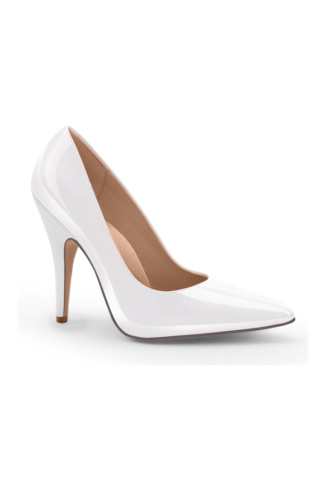 Classic Sexy Wide Width Pump-Pumps-Sexyshoes Signature-White-SEXYSHOES.COM