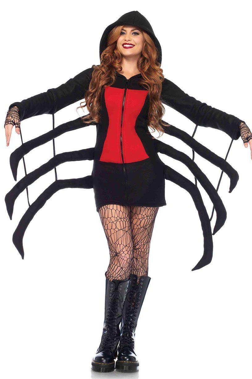 Sexy Black Widow Costume Dress-Villian Costumes-Leg Avenue-SEXYSHOES.COM
