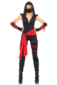Leg Avenue Sexy Deadly Ninja Costume in Black 