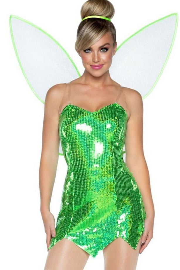 Sexy Green Fairy Costume-Other Costumes-Leg Avenue-Green-S-SEXYSHOES.COM