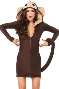 Leg Avenue Sexy Monkey Costume Dress in Brown  from SexyShoes.com