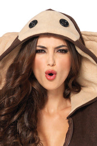 Leg Avenue Sexy Monkey Costume Dress in Brown 