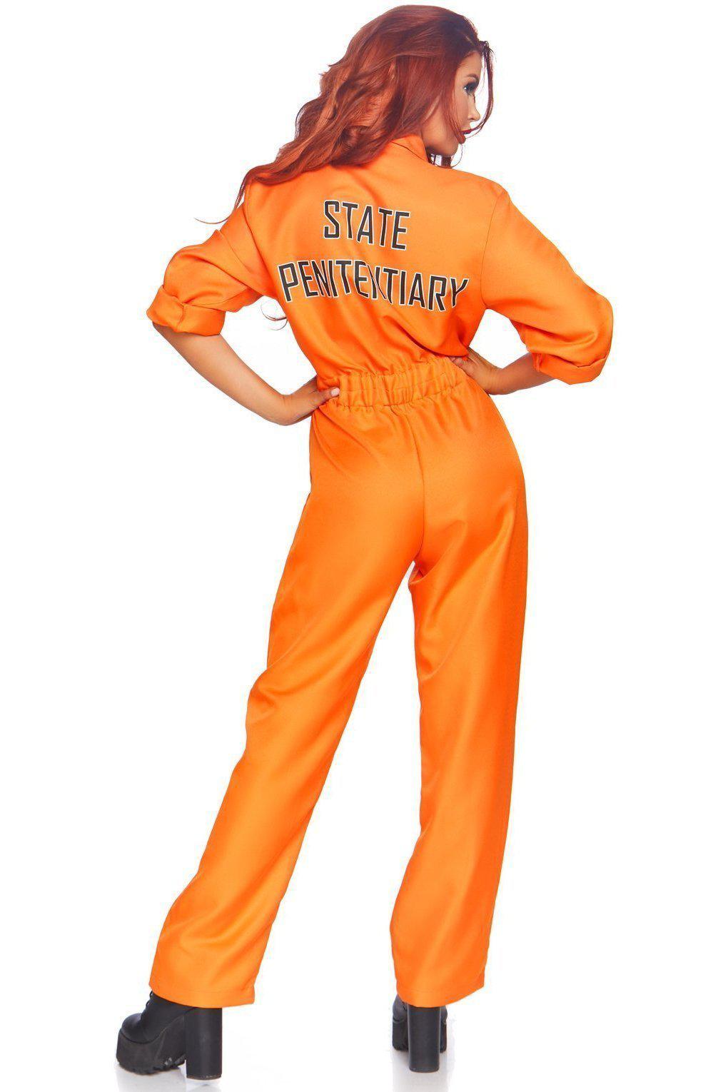 Sexy Prison Costume-Nurse Costumes-Leg Avenue-Orange-O/S-SEXYSHOES.COM