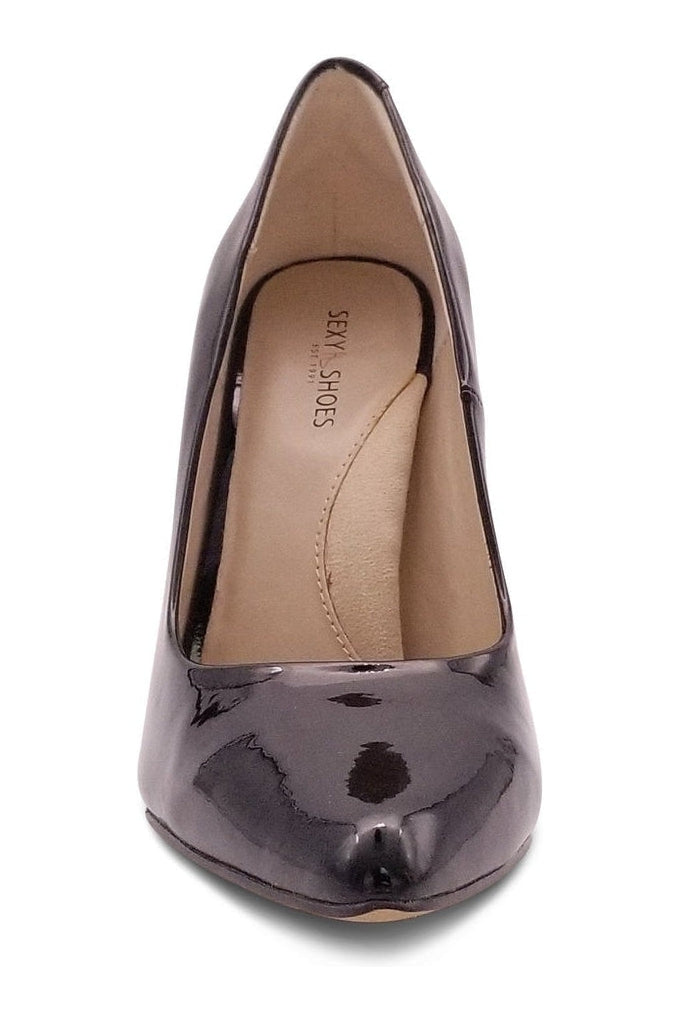 Sexyshoes Signature Classic Sexy Pump in Black Patent