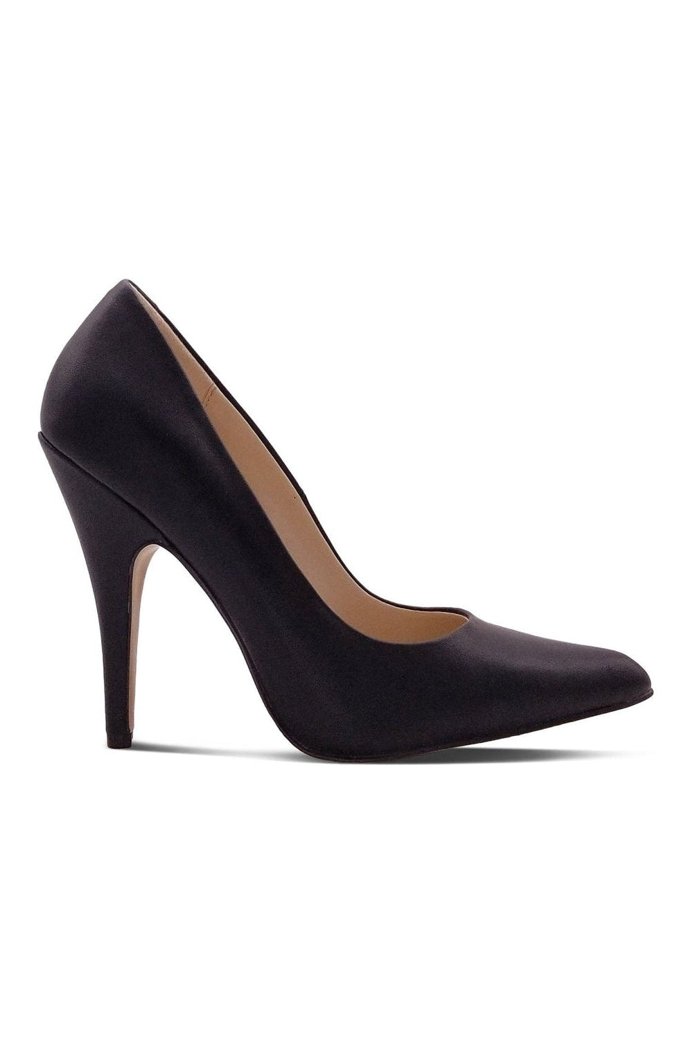 Sexyshoes Signature Classic Sexy Pump in Black Faux Leather