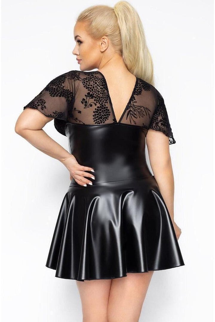 Short Dress With Frilly Sleeves
