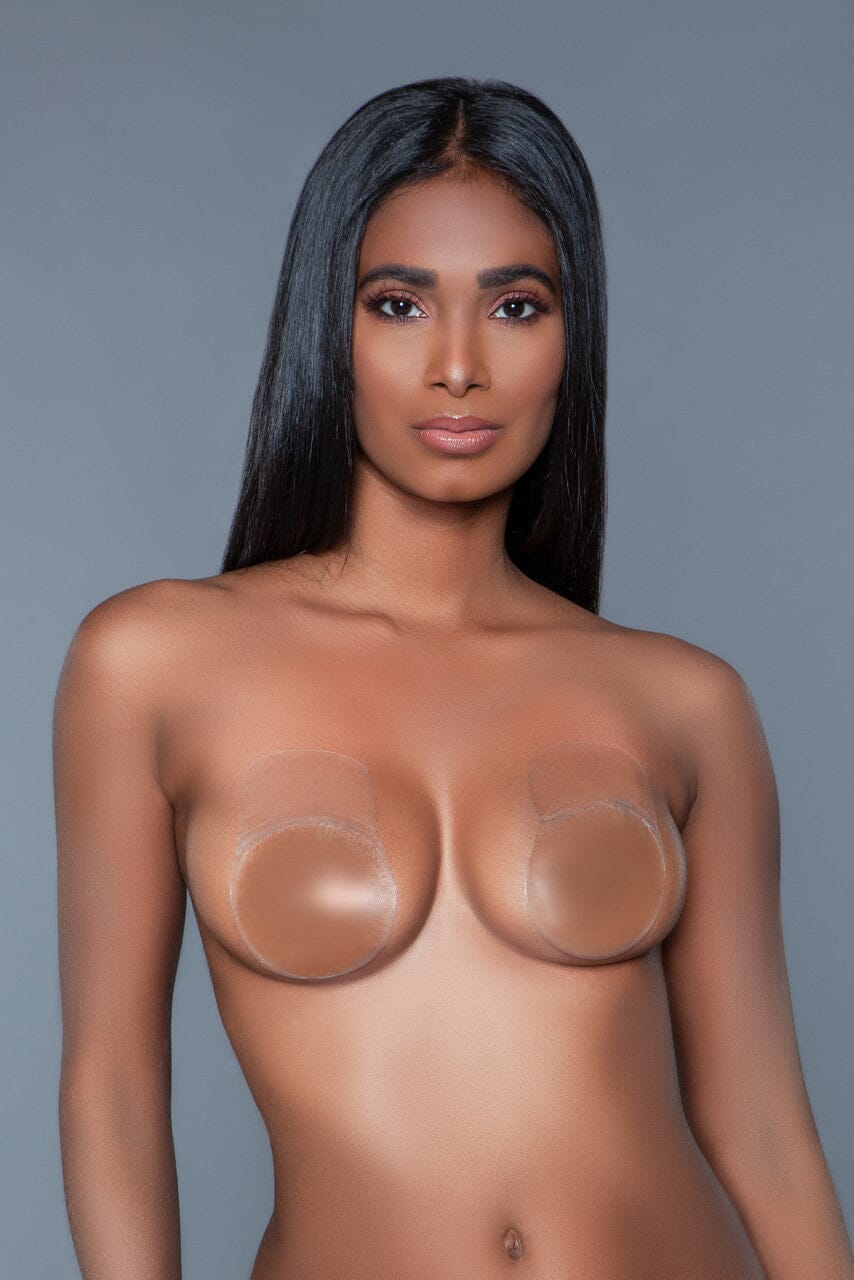 Silicone Breast Lift Nipple Covers-Body Enhancers-BeWicked-Brown-S/M-SEXYSHOES.COM