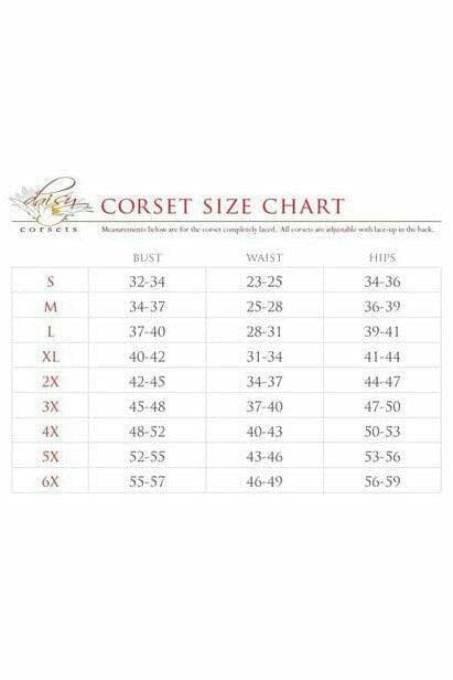 Daisy Corsets Mermaid Holo Lace Up Skirt in Multi 