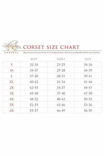 Daisy Corsets Lavish Dark Green Brocade Open Cup Waist Cincher in Green 