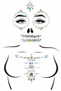 Skeleton Adhesive Face Body Jewels