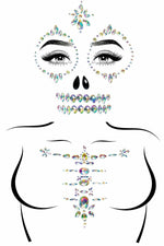 Skeleton Adhesive Face Body Jewels