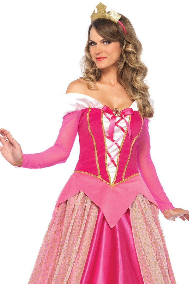 Sleeping Princess Costume-Princess Costumes-Leg Avenue-Pink-S-SEXYSHOES.COM