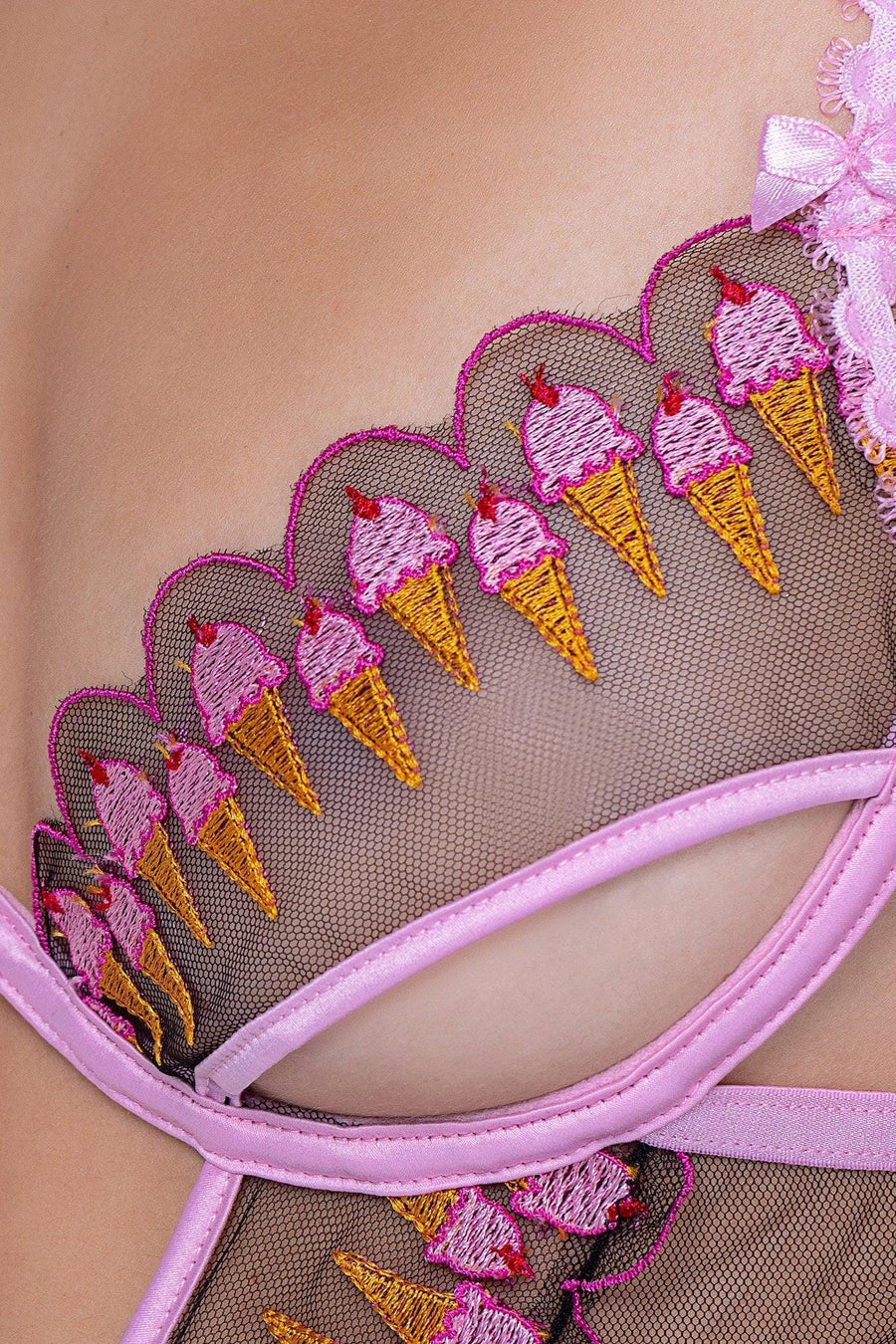 Roma Confidential Strawberry Sherbet Teddy in Pink 