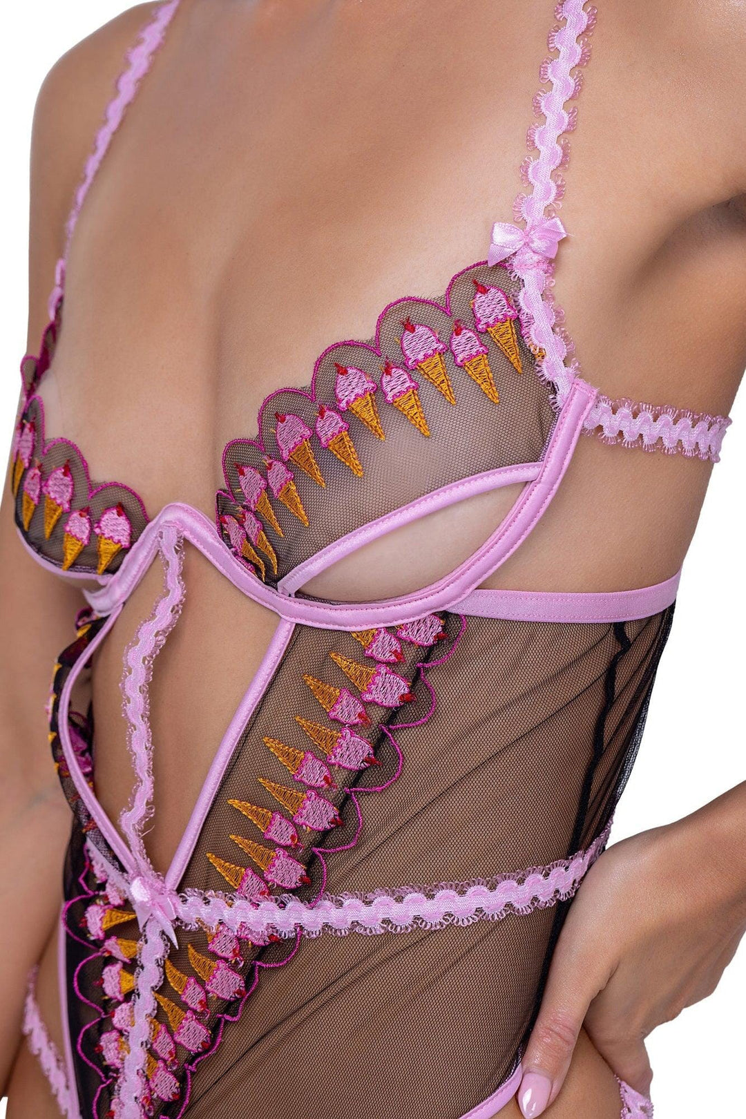 Roma Confidential Strawberry Sherbet Teddy in Pink 