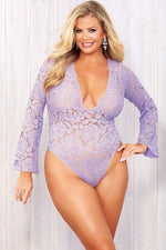 Stretch Lace Bodysuit Teddy
