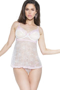 Stretch Lace Detailed Teddy