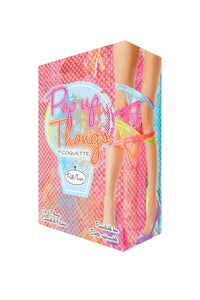 Stretch Lace Thongs With Scalloped Trim-Strings + Thongs-Coquette-Multi-O/S-SEXYSHOES.COM