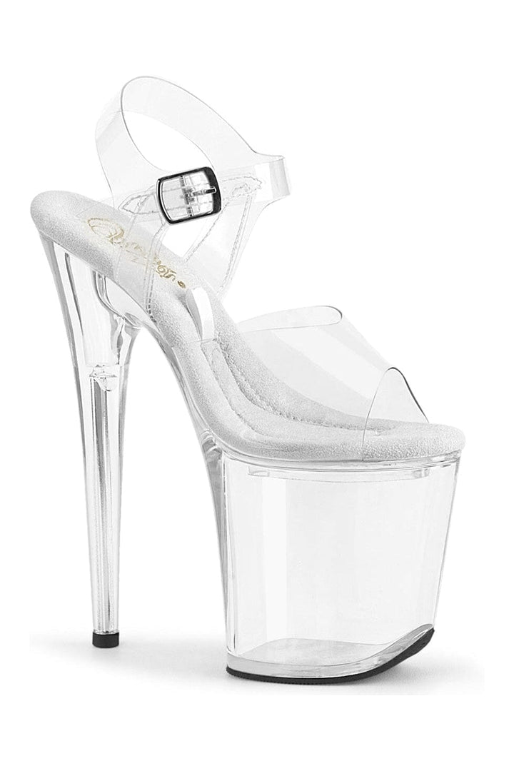 Pleaser Clear Sandals Platform Stripper Shoes | Buy at Sexyshoes.com