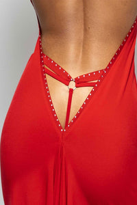 Patrice Catanzaro Texas Thong Lycra Red in Red 