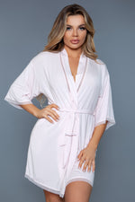 Tie Waist Short Robe
