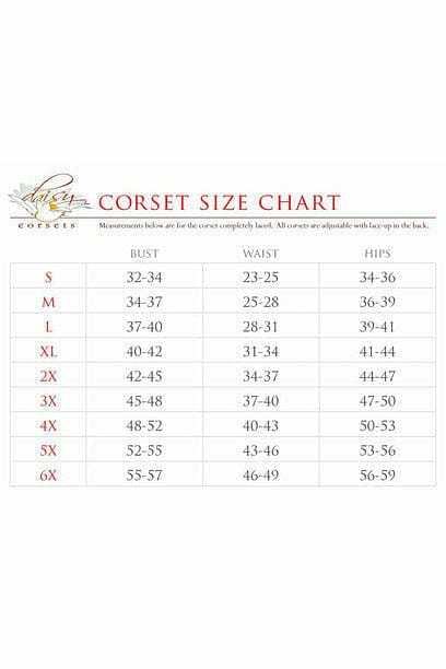 Daisy Corsets Top Drawer Red Plaid Faux Leather Double Steel Boned Curvy Cut Waist Cincher Corset in Red 