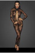 Tulle Catsuit Overall with 3 Way Zipper