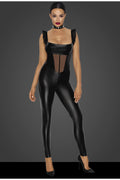 Tulle Panel Powerwetlook Overalls