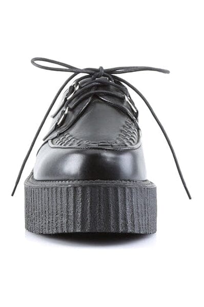 V-CREEPER-502 Black Vegan Leather Creeper