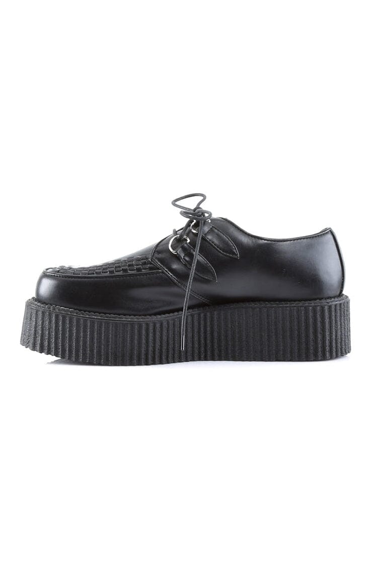 V-CREEPER-502 Black Vegan Leather Creeper-Creepers-Demonia-SEXYSHOES.COM