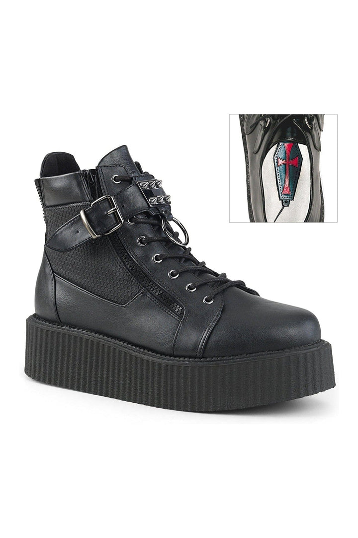 V-CREEPER-566 Black Vegan Leather Creeper-Creepers-Demonia-Black-10-Vegan Leather-SEXYSHOES.COM