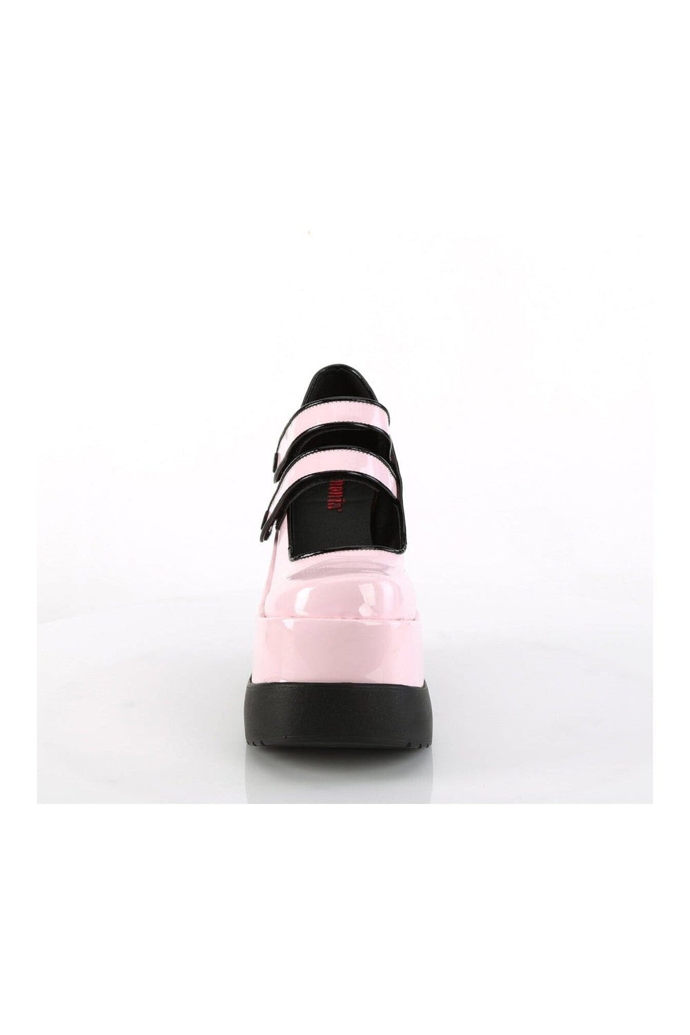 Demonia VOID-37 Pink Hologram Patent Mary Janes in Pink Hologram Patent