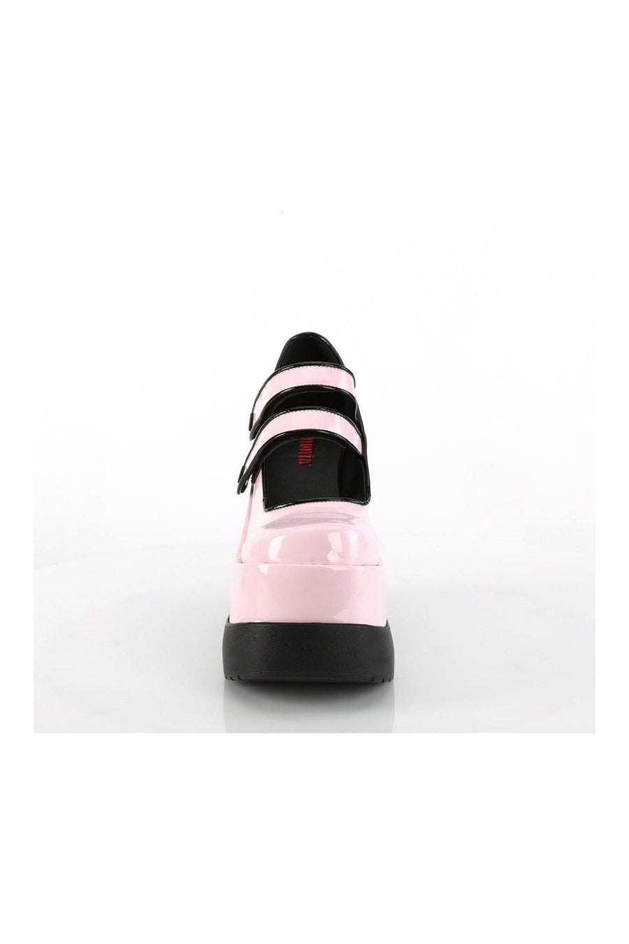 Demonia VOID-37 Pink Hologram Patent Mary Janes in Pink Hologram Patent