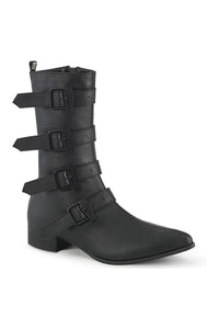 Demonia WARLOCK-110-C Black Vegan Leather Knee Boot in Black Vegan Leather from SexyShoes.com