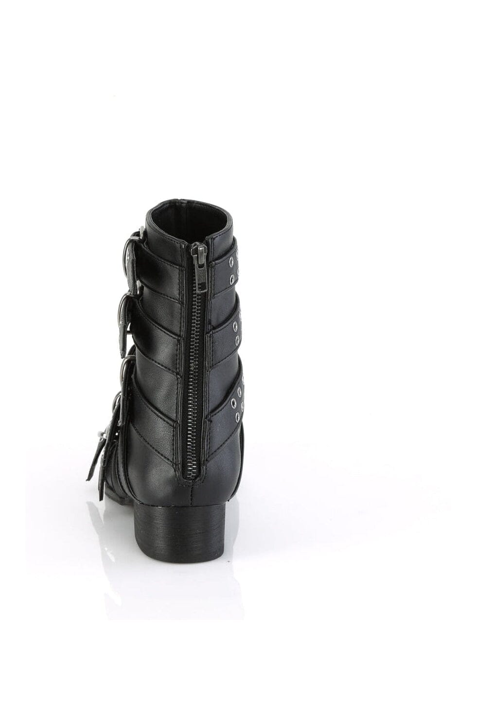 Demonia WARLOCK-70 Black Vegan Leather Knee Boot in Black Vegan Leather